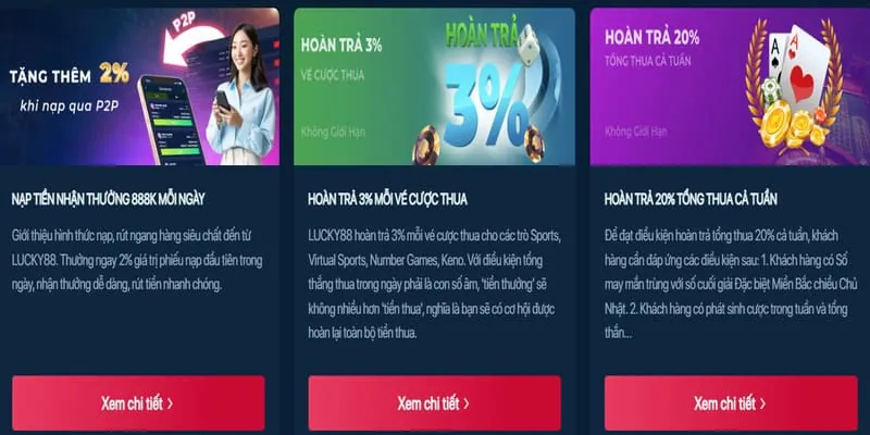 Ưu đãi chào mừng thành viên mới Lucky 8